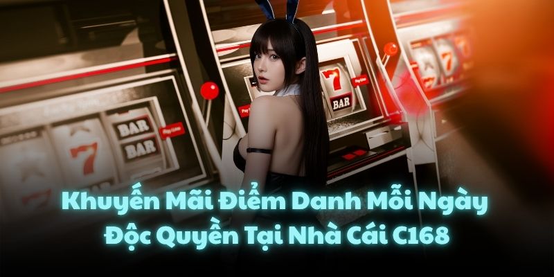 Khuyến Mãi Điểm Danh Mỗi Ngày Độc Quyền Tại Nhà Cái C168